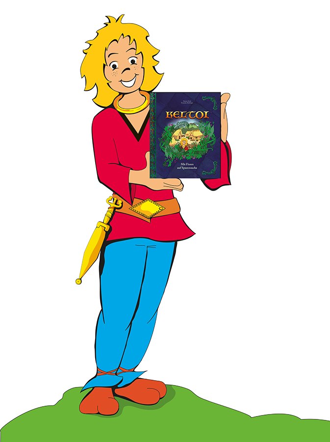 Charakterdesign „Fionn der Keltenjunge“